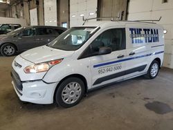 Salvage trucks for sale at Blaine, MN auction: 2016 Ford Transit Connect XLT