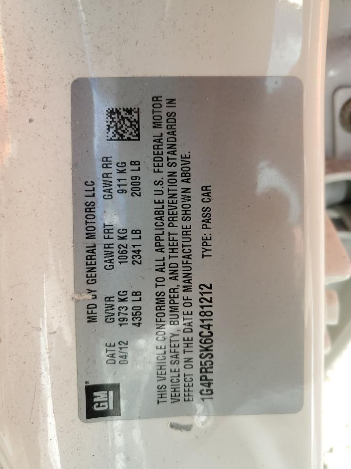 2012 Buick Verano Convenience