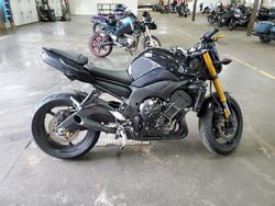 Salvage motorcycles for sale at Ham Lake, MN auction: 2011 Yamaha FZ8 N