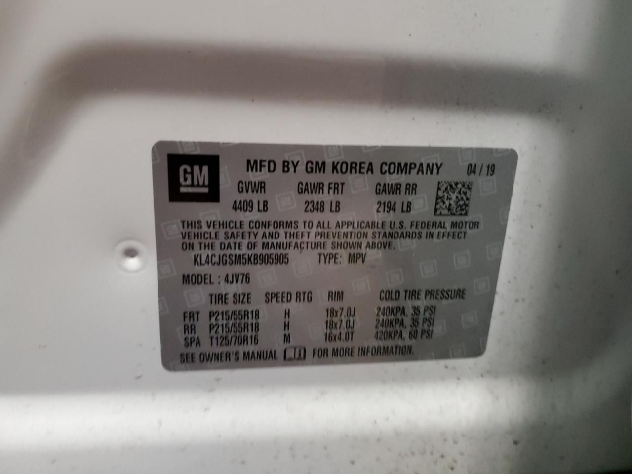 2019 Buick Encore Essence