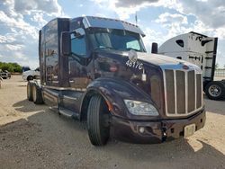 Salvage trucks for sale at Abilene, TX auction: 2014 Peterbilt 579 Semi Truck