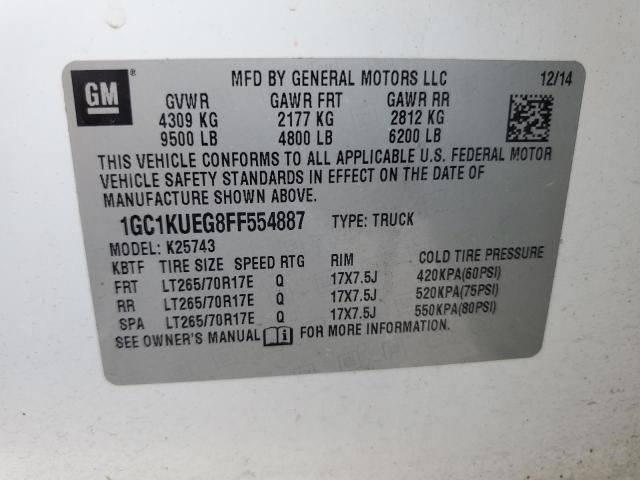 2015 Chevrolet Silverado K2500 Heavy Duty