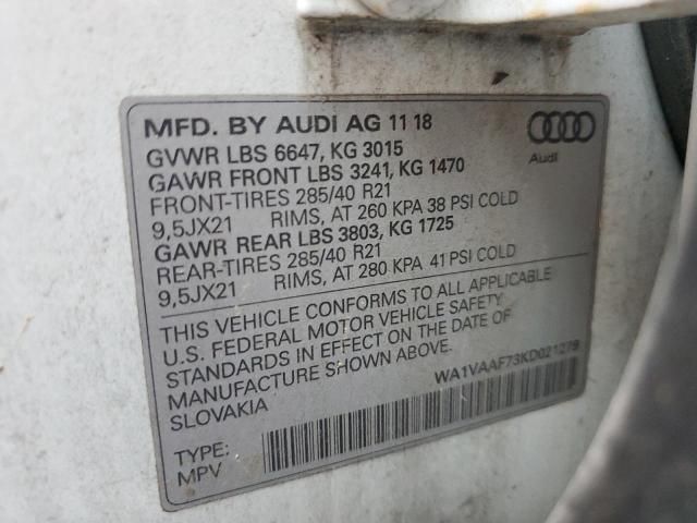 2019 Audi Q7 Prestige