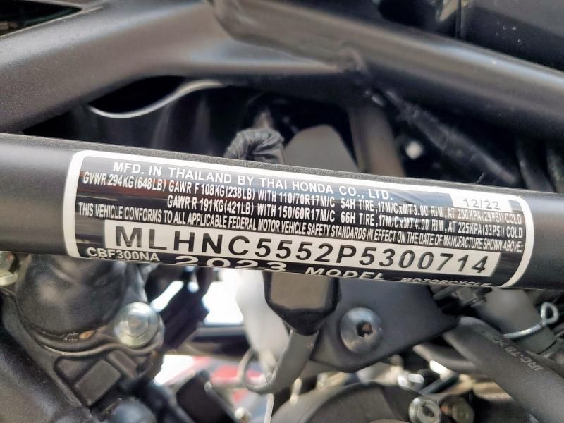 2023 Honda CBF300 NA