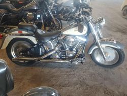 Salvage motorcycles for sale at Lebanon, TN auction: 2002 Harley-Davidson Flstfi