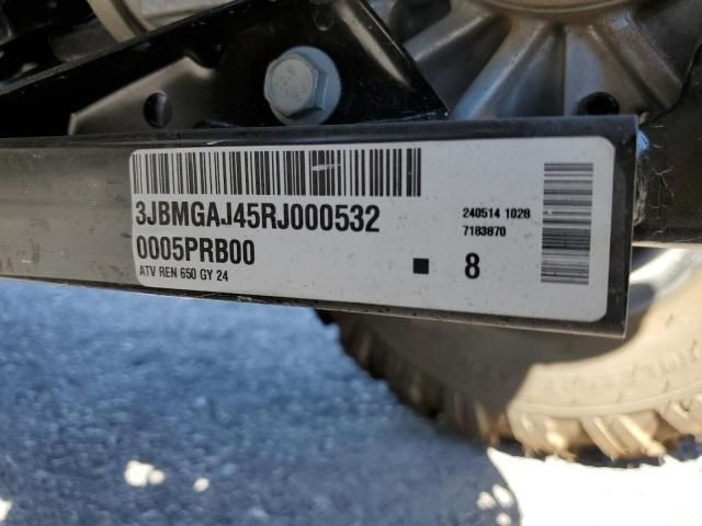 2024 Can-Am Renegade 650