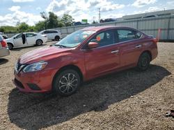 Nissan salvage cars for sale: 2017 Nissan Sentra sv