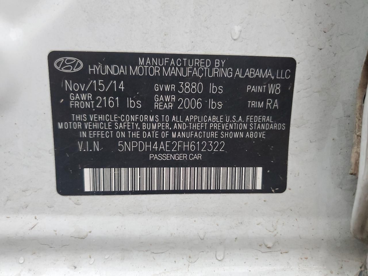 2015 Hyundai Elantra se