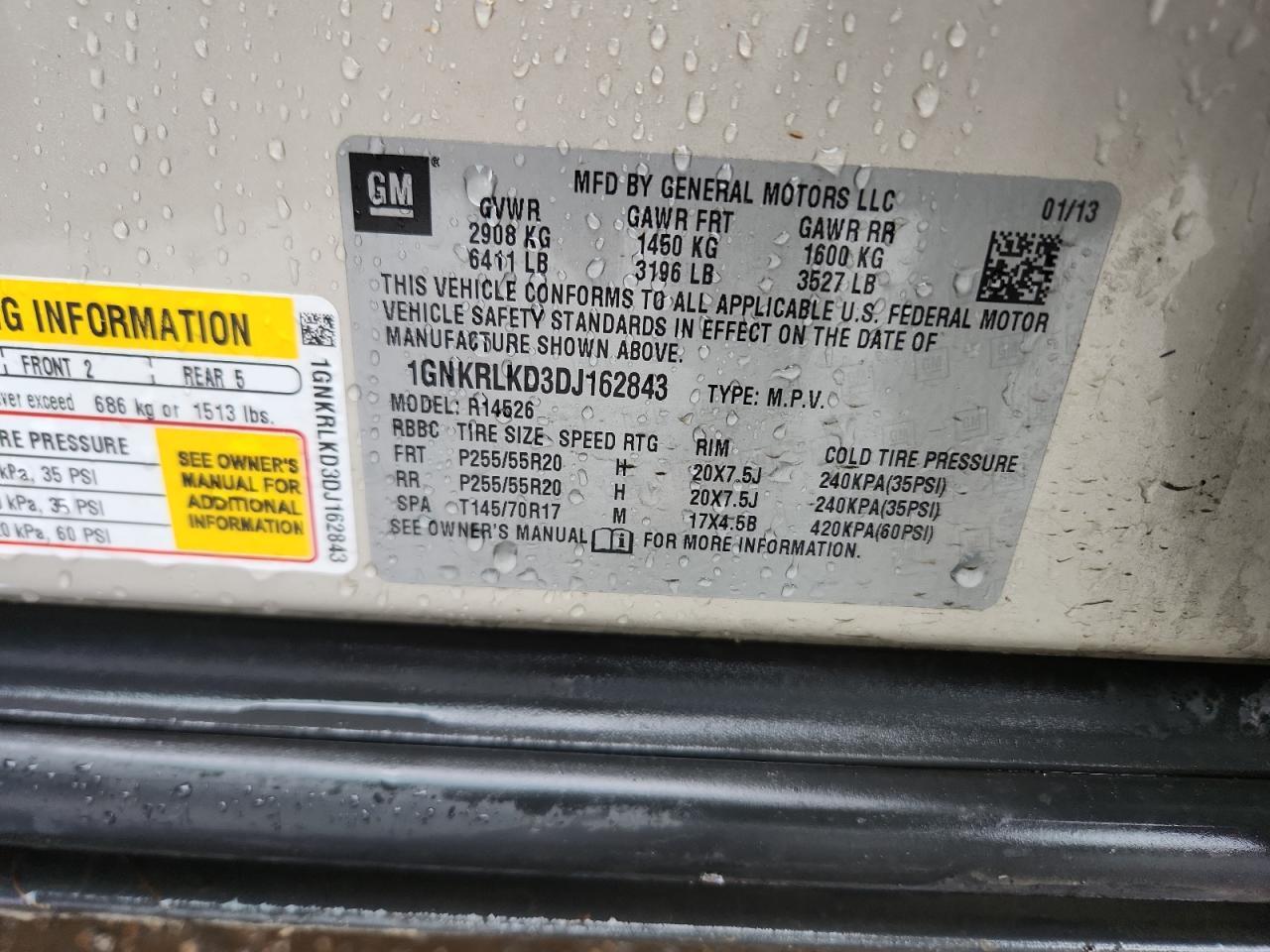 2013 Chev Traverse