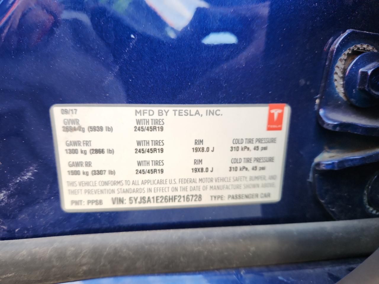 2017 Tesla Model s