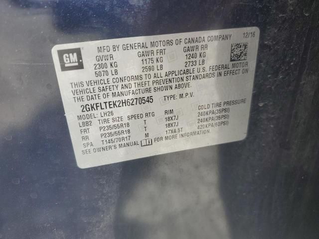 2017 GMC Terrain sle