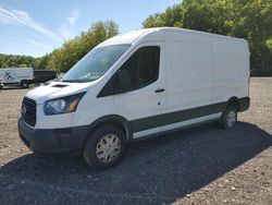 Salvage trucks for sale at Marlboro, NY auction: 2019 Ford Transit T-250