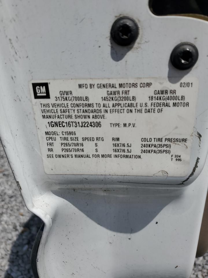 2001 Chevrolet Suburban C1500