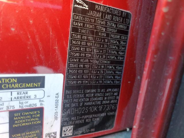 2019 Jaguar I-pace First Edition