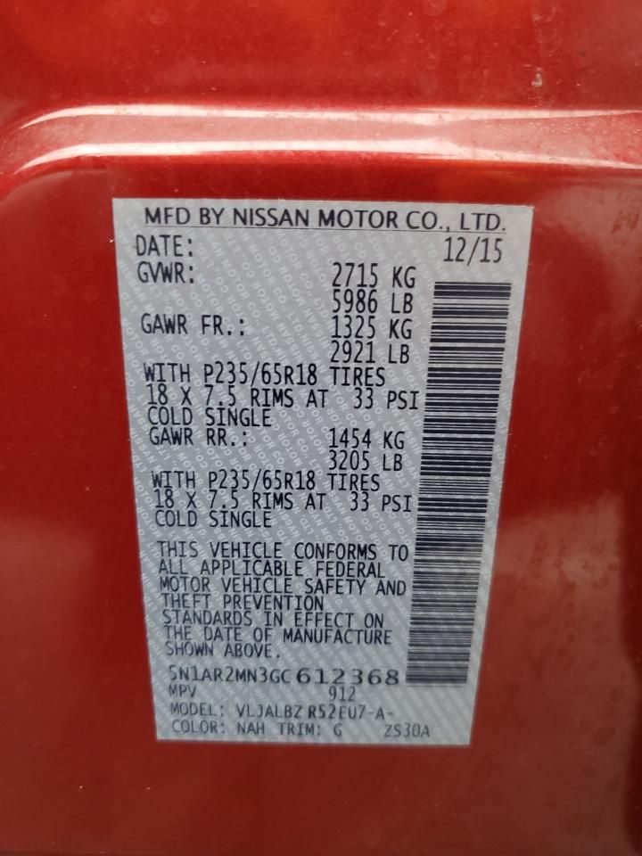 2016 Nissan Pathfinder s