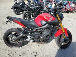 Salvage motorcycles for sale at Candia, NH auction: 2014 Yamaha FZ09