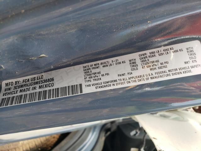 2021 Dodge RAM Promaster 3500 3500 High