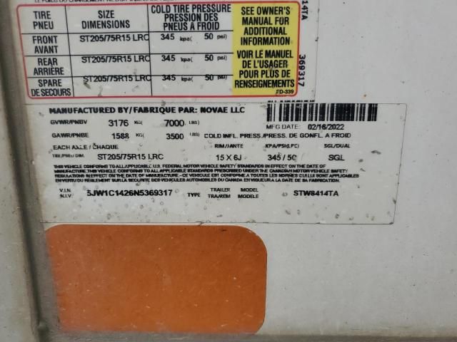 2022 Sure-Trac STW8414TA Enclosed Cargo Trailer