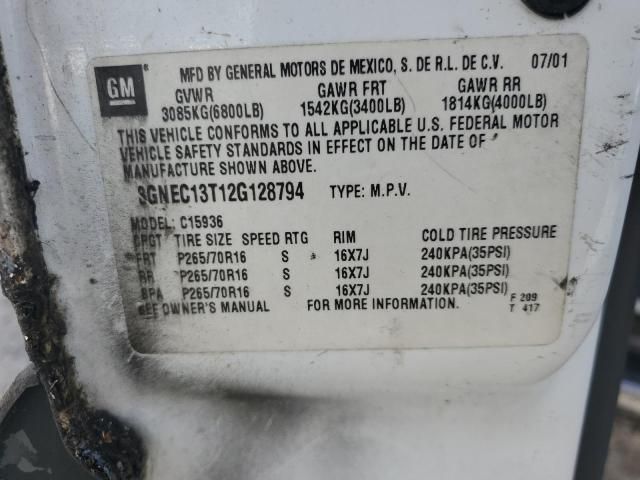 2002 Chev Rolet Avalanche C1500