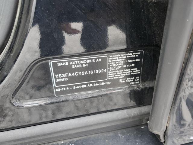 2010 Saab 9-3 2.0t