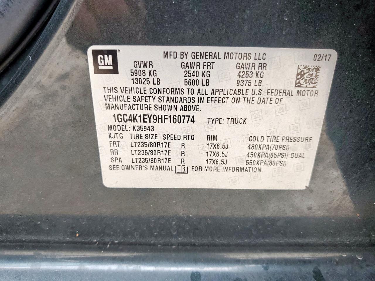 2017 Chevrolet Silverado K3500 High Country