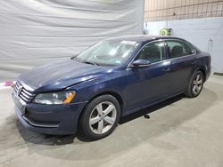 Volkswagen salvage cars for sale: 2012 Volkswagen Passat SE