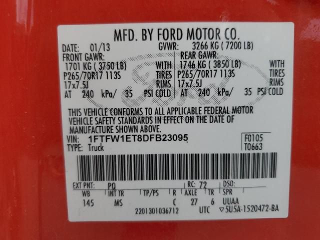 2013 Ford F150 Supercrew