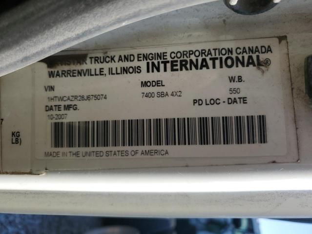 2008 International 7400 Refuse Truck