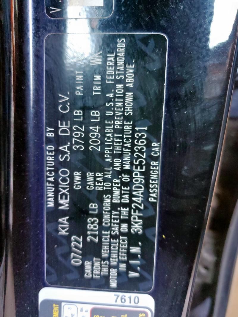 2023 KIA Forte LX