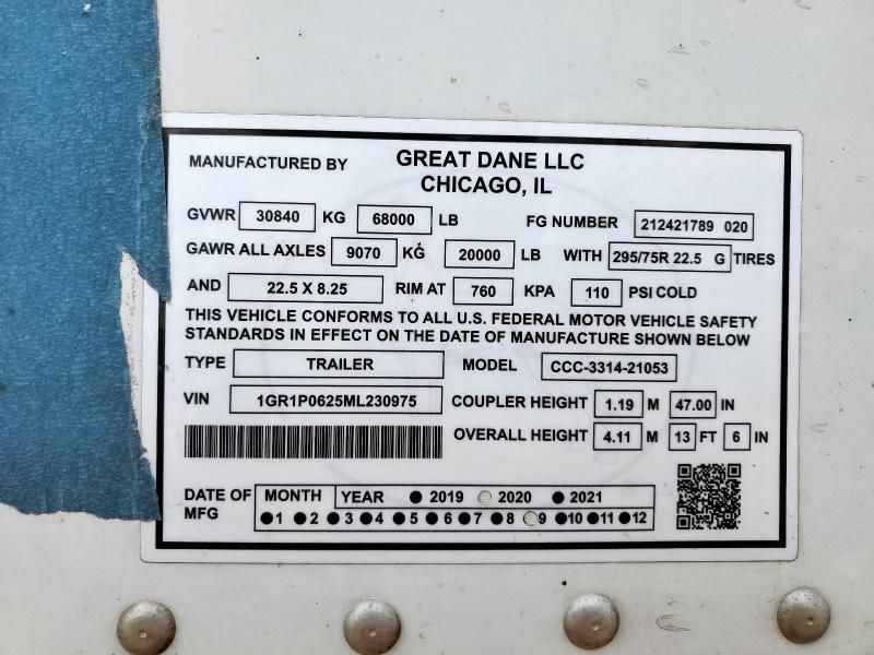 2021 Great Dane Trailer