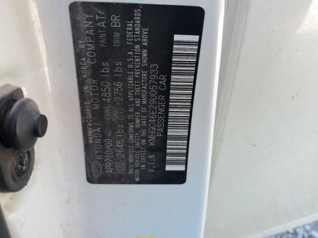 2009 Hyundai Genesis 3.8L