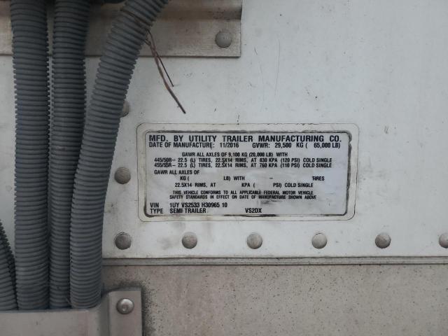 2017 Utility VS2DX DRY Van Trailer