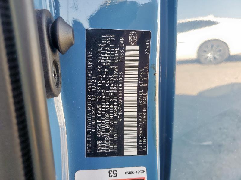 2022 Toyota Camry trd