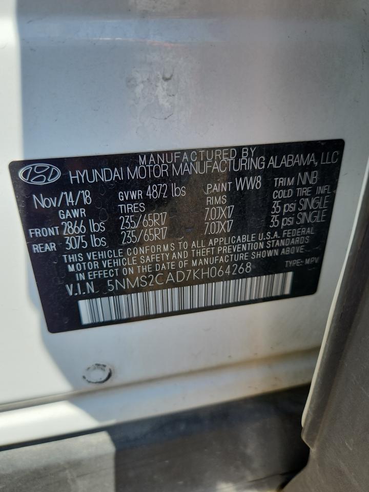 2019 Hyundai Santa fe se