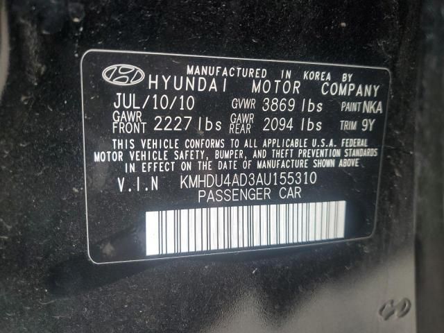 2010 Hyundai Elantra Blue