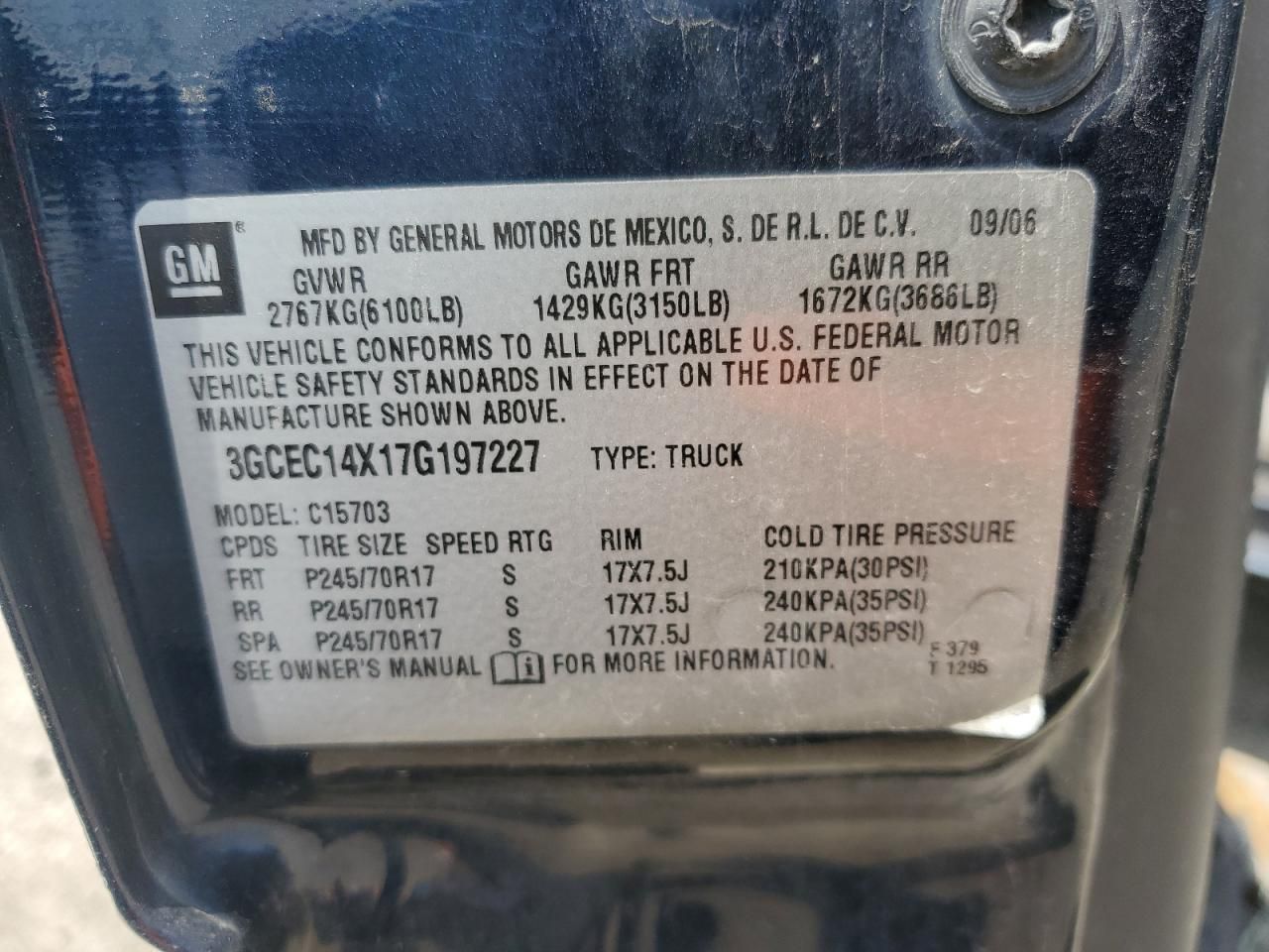 2007 Chevrolet Silverado C1500 Classic