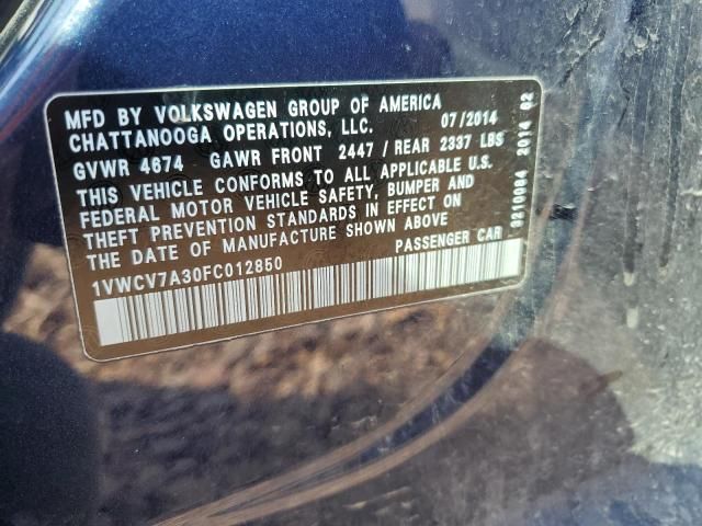 2015 Volkswagen Passat SEL
