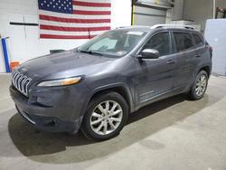 Jeep salvage cars for sale: 2017 Jeep Cherokee Limited