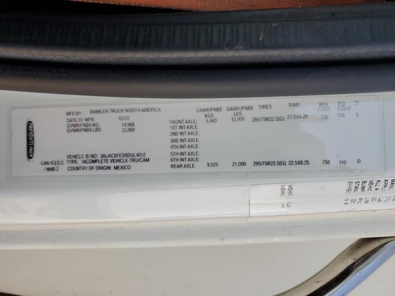 2024 Freightliner Business Class M2 BOX Truck