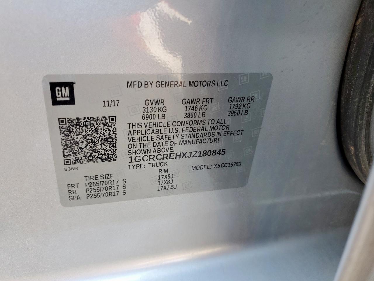 2018 Chevrolet Silverado C1500 LT