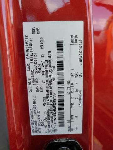 2021 Ford F150 Supercrew
