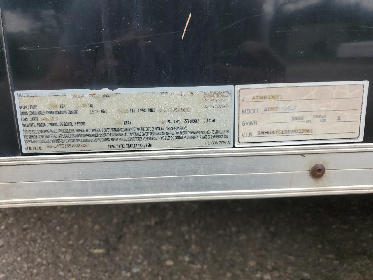 2005 Forest River Amera-LITE 8X15TA