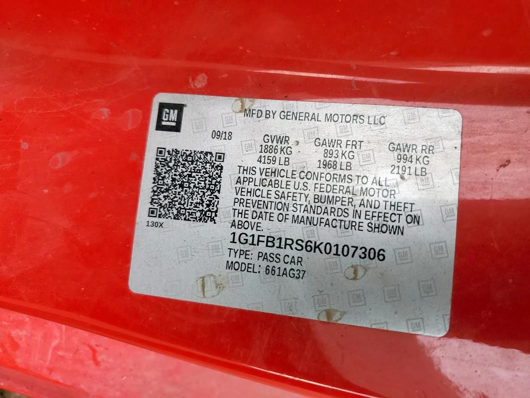 2019 Chevrolet Camaro LS