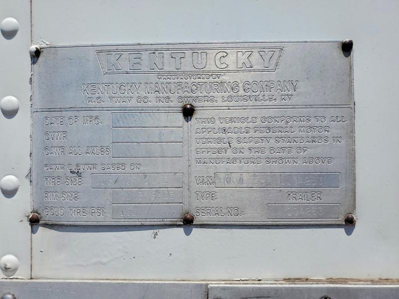 1996 Kentucky Moving Van Trailer