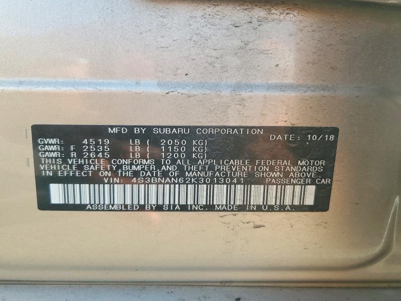2019 Subaru Legacy 2.5i Limited