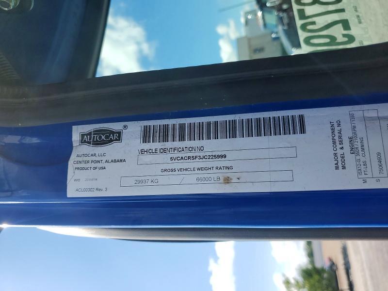 2018 Autocar Llc Xpeditor
