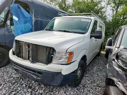 Salvage trucks for sale at Appleton, WI auction: 2018 Nissan NV 2500 HD S