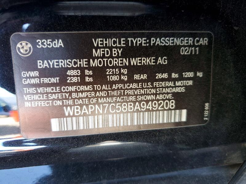 2011 BMW 335 d