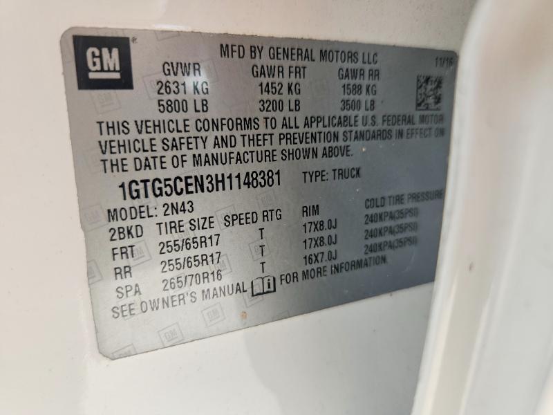 2017 GMC Canyon SLE