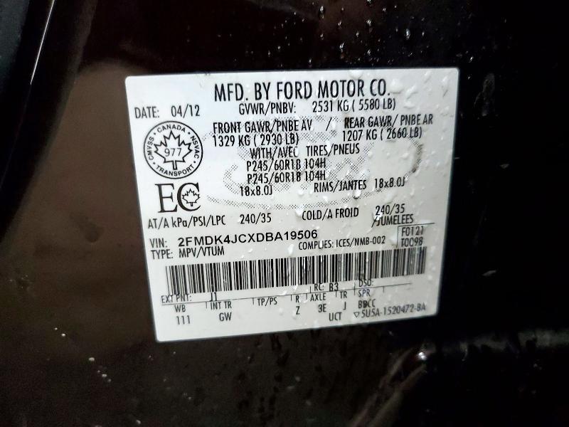 2013 Ford Edge sel
